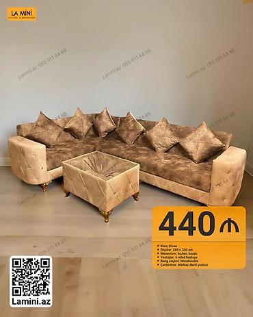 Künc Divan dəsti - Ölçülər: 280 × 200 sm - Mexanizm: Açılan, bazalı - lalafo.az -da Künc Divan dəsti - Ölçülər: 280 × 200 sm - Mexanizm: Açılan, bazalı -