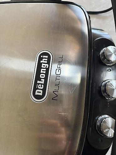 delonghi: Qril Delonghi, rəng - Gümüşü, İşlənmiş, Pulsuz çatdırılma, Ünvandan götürmə — 2
