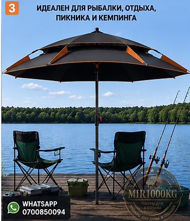 купол: 🎣 РЫБОЛОВНЫЙ ЗОНТ 240 СМ • 360° • С РЕГУЛИРОВКОЙ НАКЛОНА Идеальный — 3