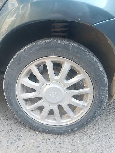 бир: Дөңгөлөктөр монтажда 195 / 55 / R 15, Кыш, Колдонулган, Комплект, Жеңил унаалар, Куйма — 4