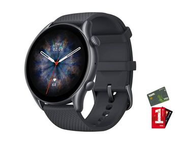 Amazfit GTR 3 pro (Mağazadan satılır) smart saat. Yeni, bagli qutuda