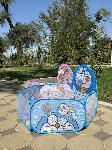 надувной басейн: Складной детский сухой бассейн/манеж с 150шт шариками - Яркий — 2