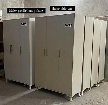 mebel materiali: *3 Qapili Dolab şeher içi çatdırilma pulsuz qiymət 220azn* ✨ ÖlçüsEn — 2