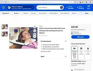 Ostale sanitarije: Prenosivi lavabo za pranje kose – “Haarwasch-Tablett / Bac à — 8