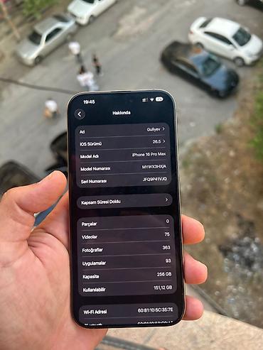 iphone 16 pro max 512: IPhone 16 Pro Max, 256 GB, Gümüşü, Face ID — 3