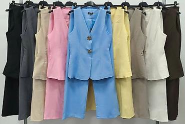 Kompleti: Ženski elegantni komplet – prsluk i pantalone - Dvodijelni set — 7