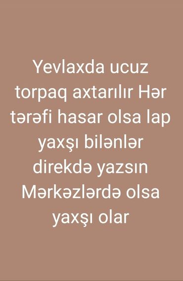 Yevlax şəhərində ucuz qiymətə torpaq sahəsi axtarılır. Ətrafı