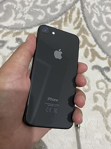 ipod classic: IPhone 8, Б/у, 64 ГБ, Black Titanium, Защитное стекло, Чехол, 83 % — 4