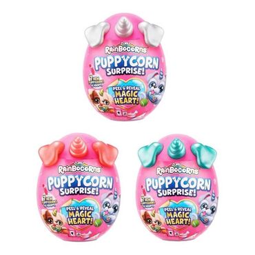 makasin uşaq üçün: Rainbocorns Puppycorn Sürpriz oyuncaq yumurtası, kiçik oyuncaq