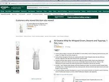 Ostala kuhinjska oprema: ISi Creative Whip – profesionalni sifon za šlag, deserte i dekoracije — 16