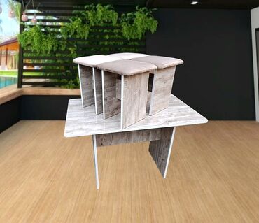 берекет мебель: Комплект стол и стулья Кухонный, Новый