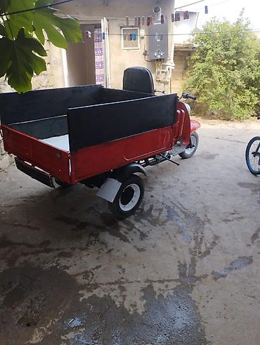 dort teker motosiklet: Yükdaşıma üçün üçtəkərli motoaraba - Tip: üçtəkərli yük motoarabasə — 3