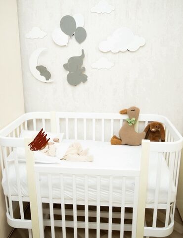 demir qapi islenmis: Для девочки и мальчика, Четырехугольная, Колыбель, Без бортиков, С матрасом, Без механизма качания