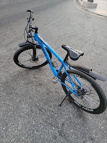 velo mtb: Sport Time dağ velosipedi - Çərçivə: yüngül alaşımlı, mavi rəng, düz — 1