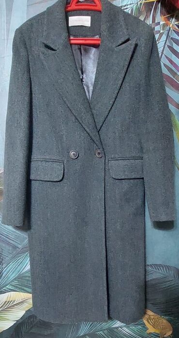 деми пальто новый: Пальто S (EU 36), цвет - Серый