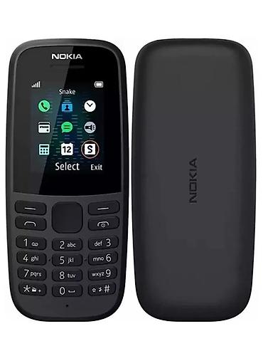 Nokia 105 4G, Новый, < 2 ГБ, цвет - Черный, 2 SIM