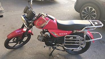 49 cc motor: MX49 şəhər motosikleti - Rəng: qırmızı - Gövdə: yüngül, şəhər — 4