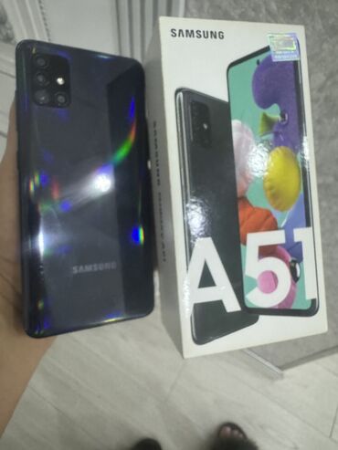 samsung a10 ikinci el: Samsung A51, 128 GB, rəng - Göy, Sensor, Barmaq izi, Simsiz şarj