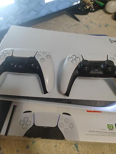 ps 5: PlayStation 5 (Fat), 3‑я ревизия, с коробкой. Дисководная версия — 1
