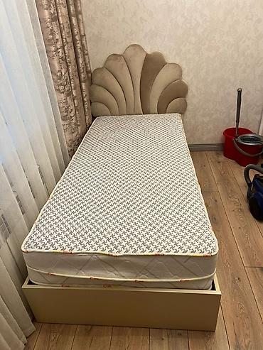 Çarpayılar: İşlənmiş, Təknəfərlik çarpayı, Matras ilə, Siyirməsiz — 4