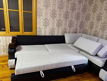 divan pufik: Qonaq otağı üçün mebel dəsti təqdim olunur: açılıb yatağa çevrilən — 4
