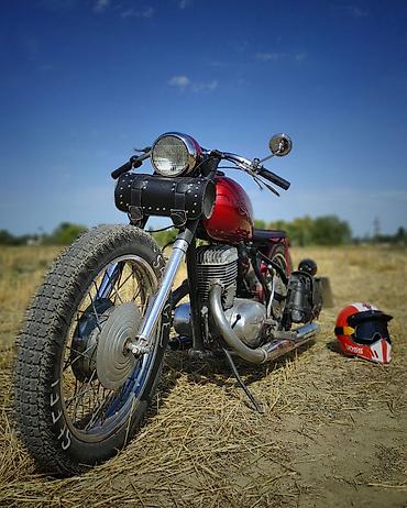 Мотоциклы: Кастомный ретро мотоцикл в стиле bobber Иж планета 3. документы — 8