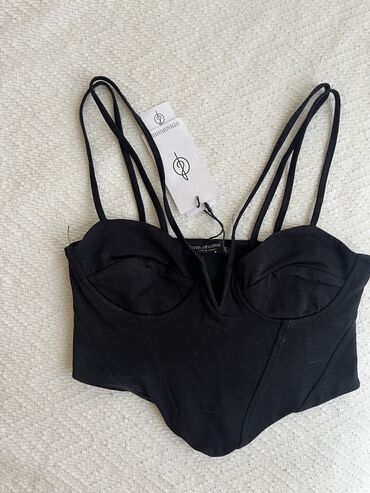 push up helanke new yorker: S (EU 36), Cotton, Floral, Single-colored, color - Black