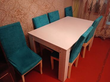 деревянный стол на кухню: Новый, Прямоугольный стол