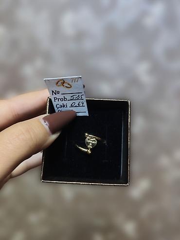 bezek: Üzük, Tiffany, Sarı qızıl, 585 Əyar, Qaşsız — 2
