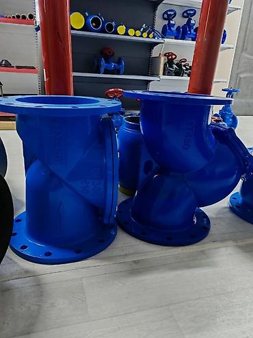 Известь: Задвижка чугунная 30ч6бр (Ру 10/16) — Фланцевая, с выдвижным шпинделем — 19