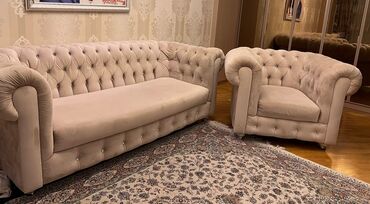 Divan və kreslo dəstləri: İşlənmiş, Divan, Kreslo, Bazasız, Açılmayan
