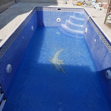 Hovuzlar: Hovuz ucun mozaika. Yerli istehsal mozaikalar Turkiye istehsali — 15