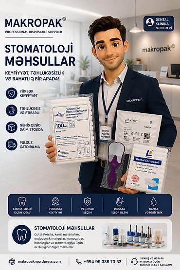 maca cayı: 🦷 STOMATOLOJİ MƏHSULLARI — MAKROPAK Stomatoloji klinikaların gündəlik — 1