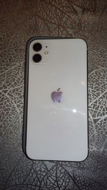 ikinci el ayfon 11: IPhone 11, 128 GB, White Titanium, Zəmanət, Simsiz şarj, Face ID