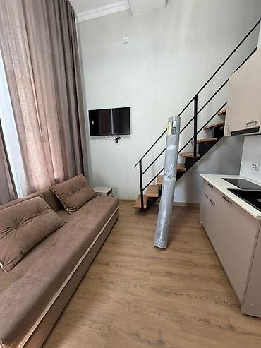 калинина: Студия, 28 м², Аламедин-1 мкр Элитка, 6 этаж, Евроремонт — 3