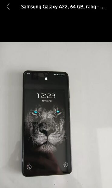 samsung rt35k5440s8: Samsung Galaxy A22, 4 GB, rəng - Qara, İki sim kartlı, Düyməli, Sensor