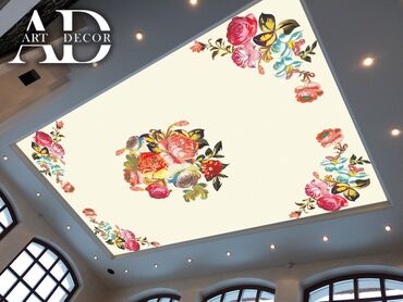 Натяжной потолок: Натяжной потолок 3D потолки, Глянцевое, Матовое Гарантия, Бесплатный замер, Бесплатная консультация — 15