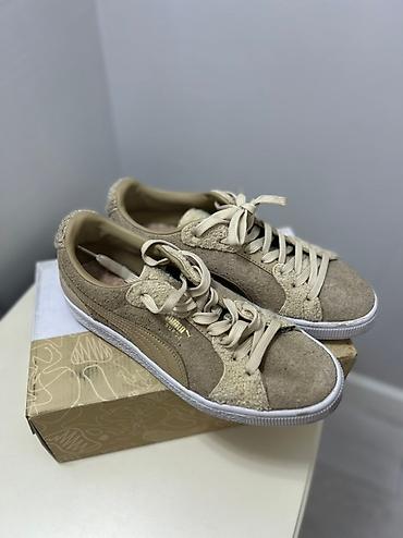 Айымдардын бут кийими: Кроссовкалар, 39, Puma, Колдонулган, түсү - Саргыч боз, Өзү алып кетүү, Акылуу жеткирүү — 3