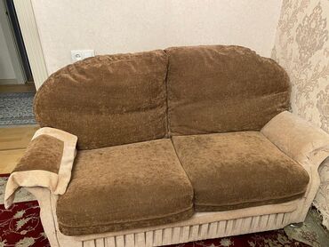 Прямые диваны: Прямой диван, Б/у, Двуместный