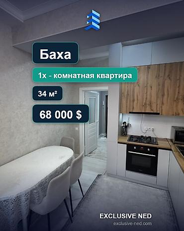 7 1: 1 комната, 34 м², Нижний Джал (Джал-23) Элитка, 7 этаж, Евроремонт — 1