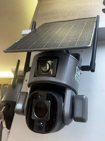 gunəş projektoru: Günəş enerjili ikili PTZ təhlükəsizlik kamerası - Ultra aşağı enerji — 2