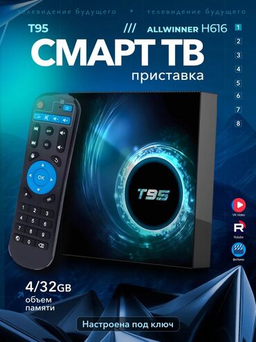 манитор андроид: Тв приставка Smart tv Android 4/32гб YouTube Netflix Ivi HD Rezka