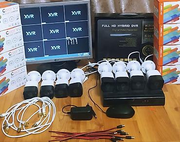 eve kamera sistemi: Monitor dvr 8 çıxışlıdır təzədir telefondan izləmə 8ədəd kamera — 1