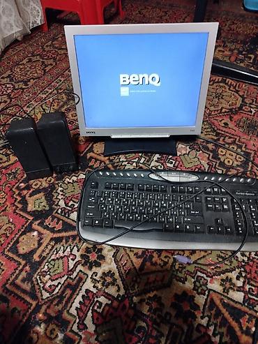 fujitsu laptop computers: BenQ LCD monitor + klaviatura və səs gücləndiriciləri (kolonkalar) — 2
