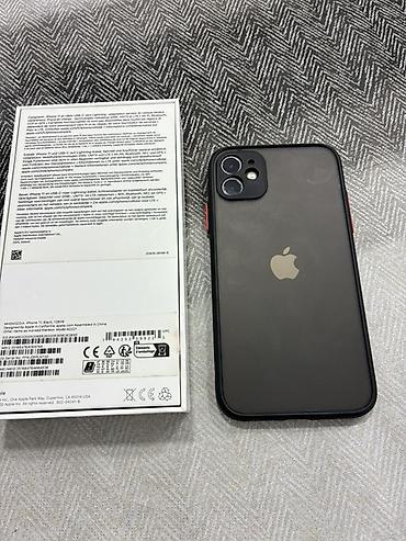 IPhone 11, 128 GB, Qara, Face ID