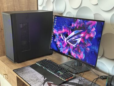 Mətbəx texnikası: Gaming PC 5070Ti- Asus Rog Oled 240hz monitor. İntel Core i7 14700k