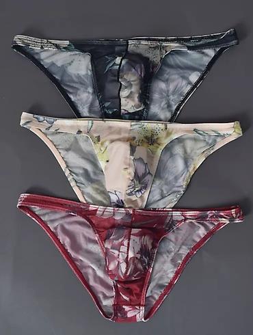 Носки и белье: Мужские стринги с анатомическим мешочком - Модель: узкие — 5