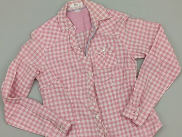 różowe bluzki z falbankami: Shirt, S (EU 36), condition - Good