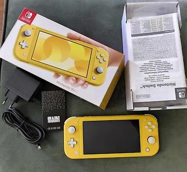 Nintendo Switch: JEDINSTVENA PONUDA! Nintendo Switch Lite Žutakonzola cipovana 32gb + — 1