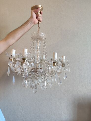 Xalçalar: Çılçıraq, 6 lampa, Xrustal